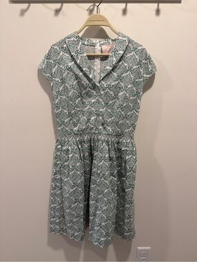 Gal Meets Glam Emery Botanical Vintage Inspired Print Dress - 100% Cotton